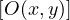 [O(x,y)]